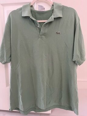 Lacoste Men’s Classic Polo Shirt in Sage Green XL